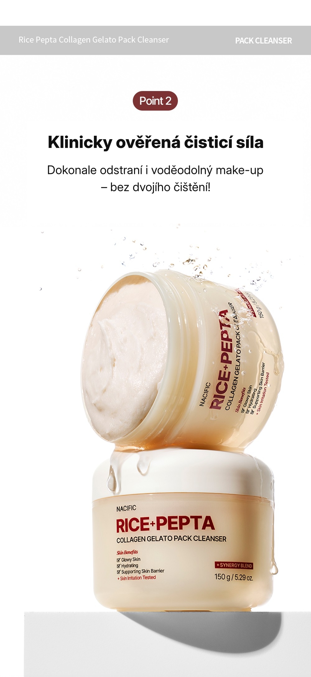 1.8. Detailed Page NACIFIC Rice Pepta Collagen Gelato Pack Cleanser 